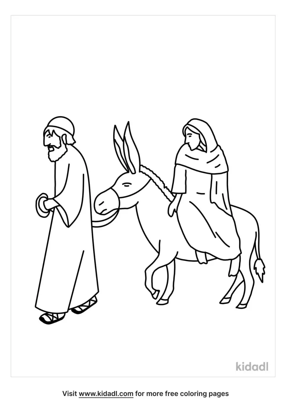 The Donkey Carried Mary
