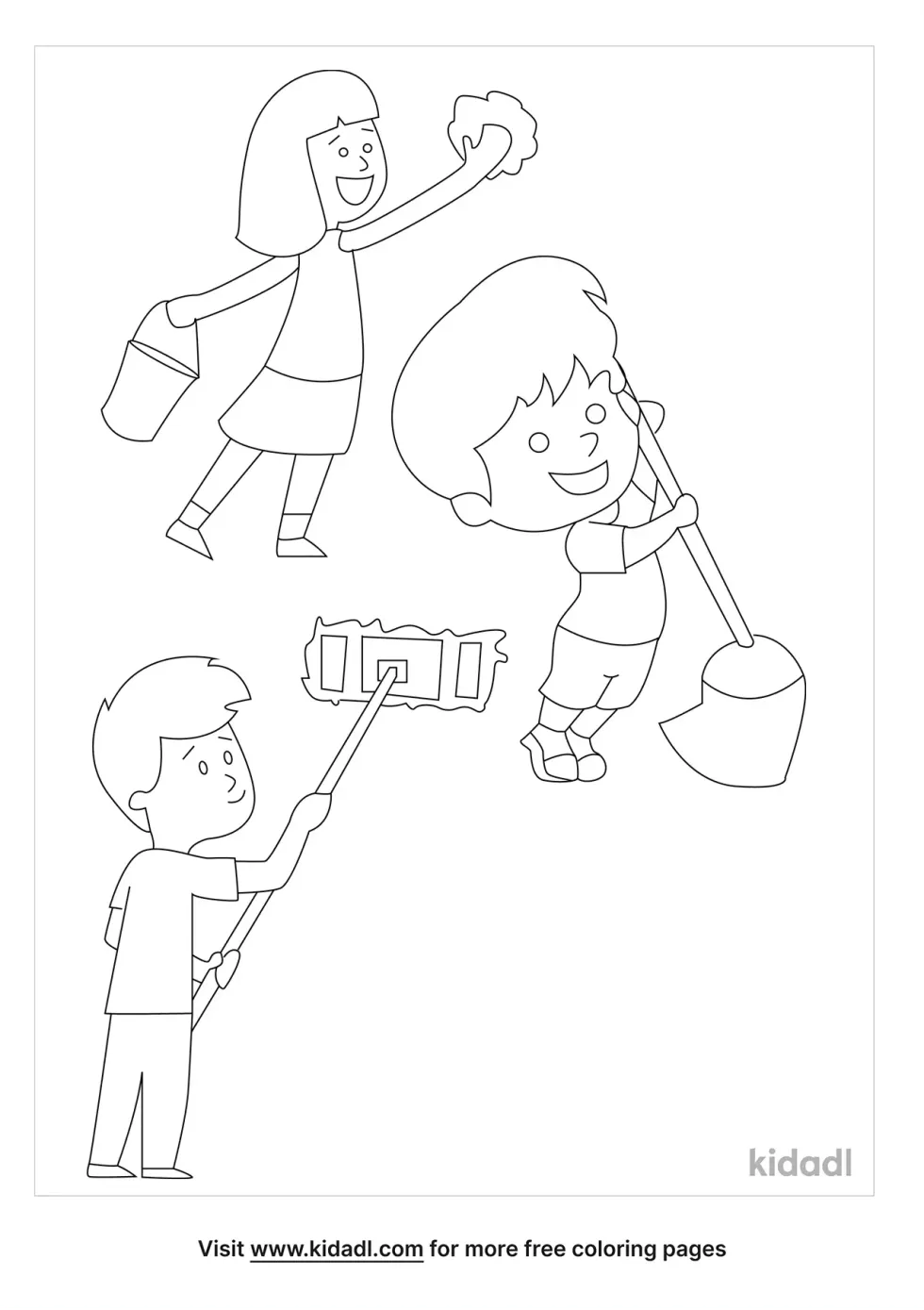 Willing Children Coloring Page