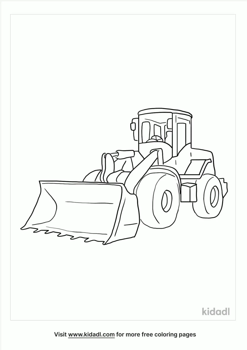 Loader Coloring Page