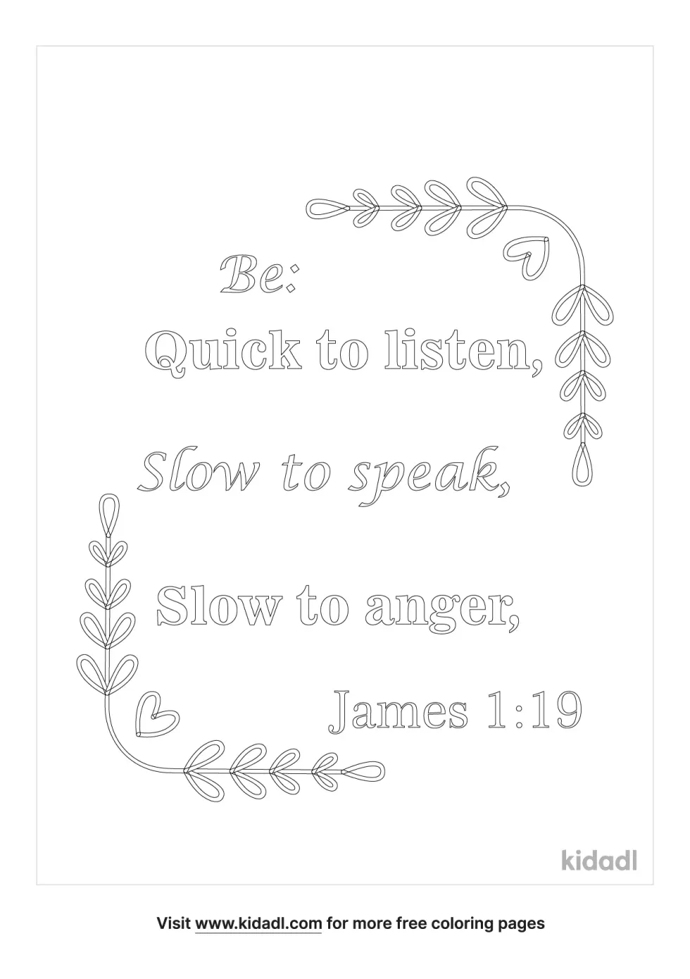 Border For James 1:19