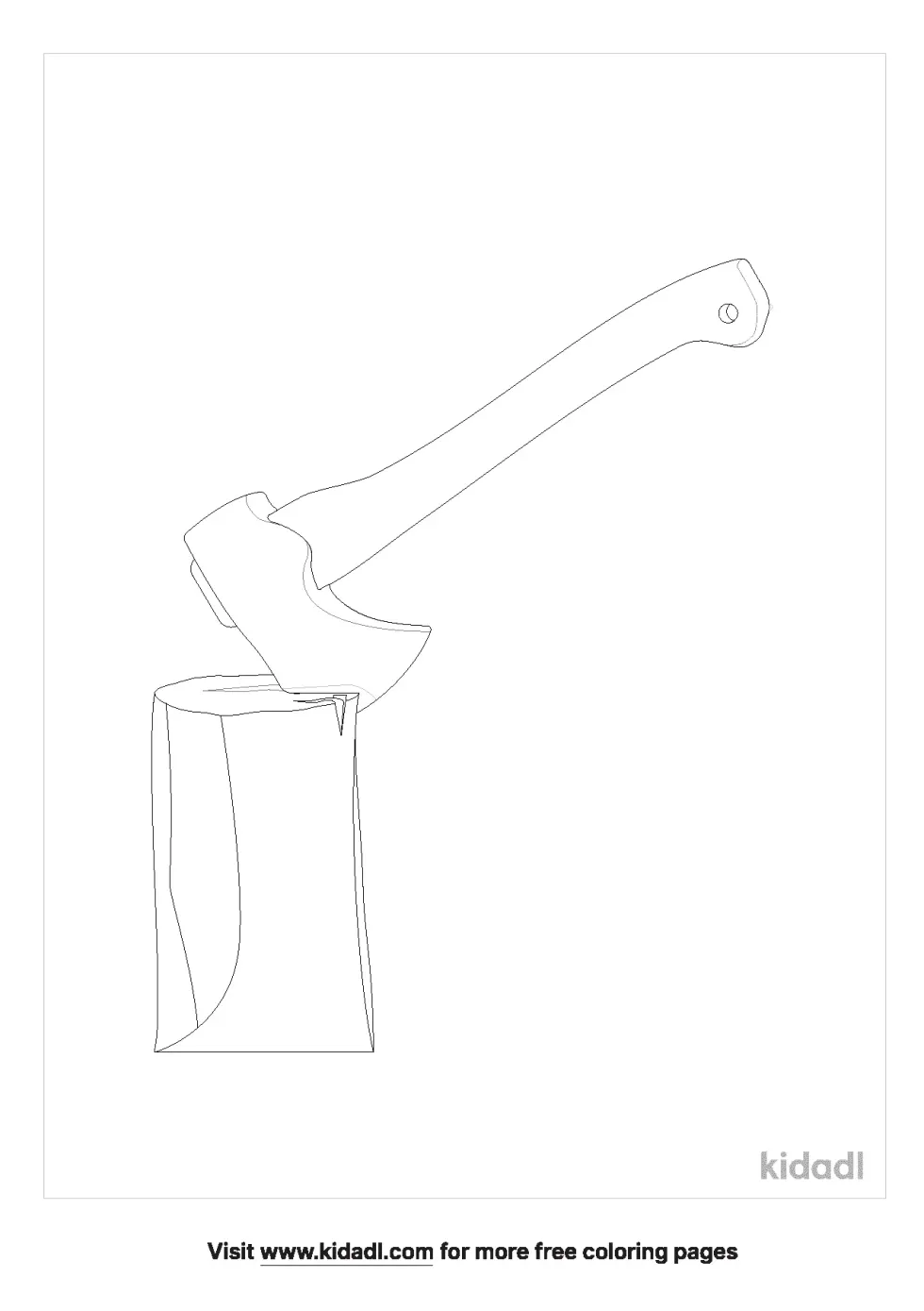 Execution Ax Coloring Page