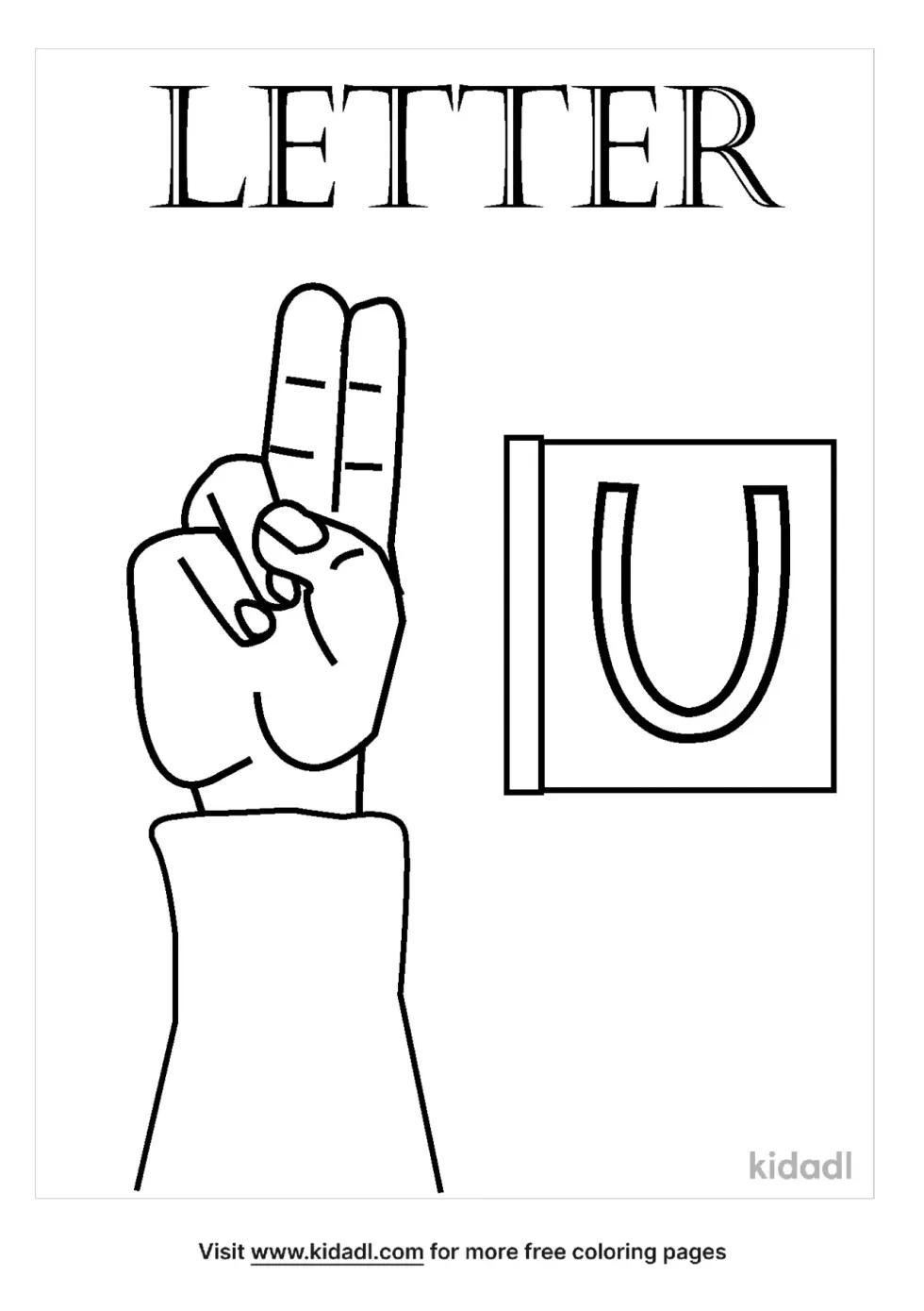 U In Sign Language
