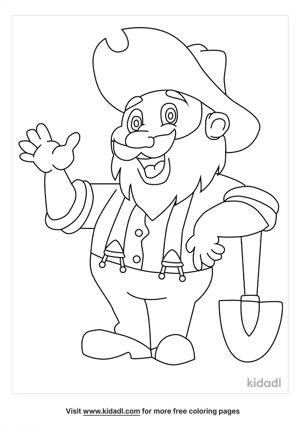 Gold Rush Coloring Page