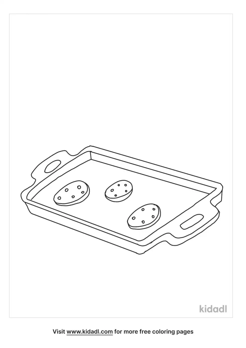Baking Sheet Coloring Page