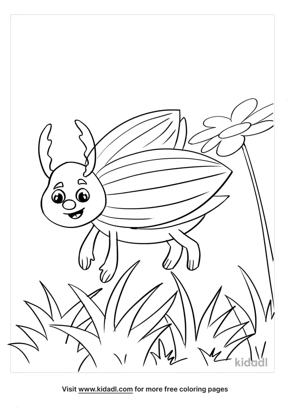 True Bugs Coloring Page