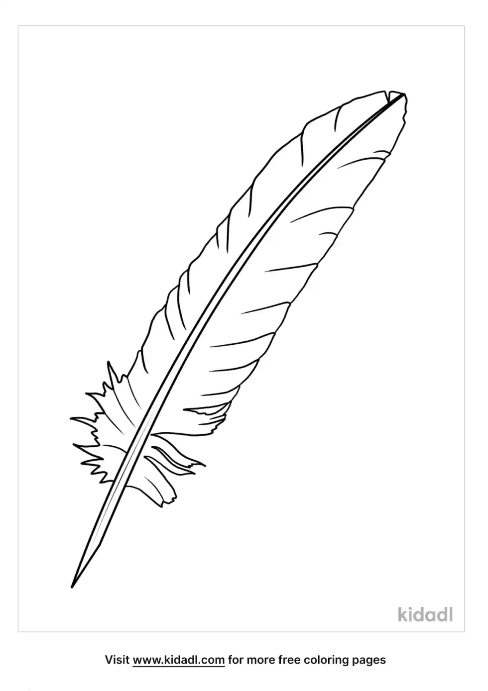 Quill Coloring Page