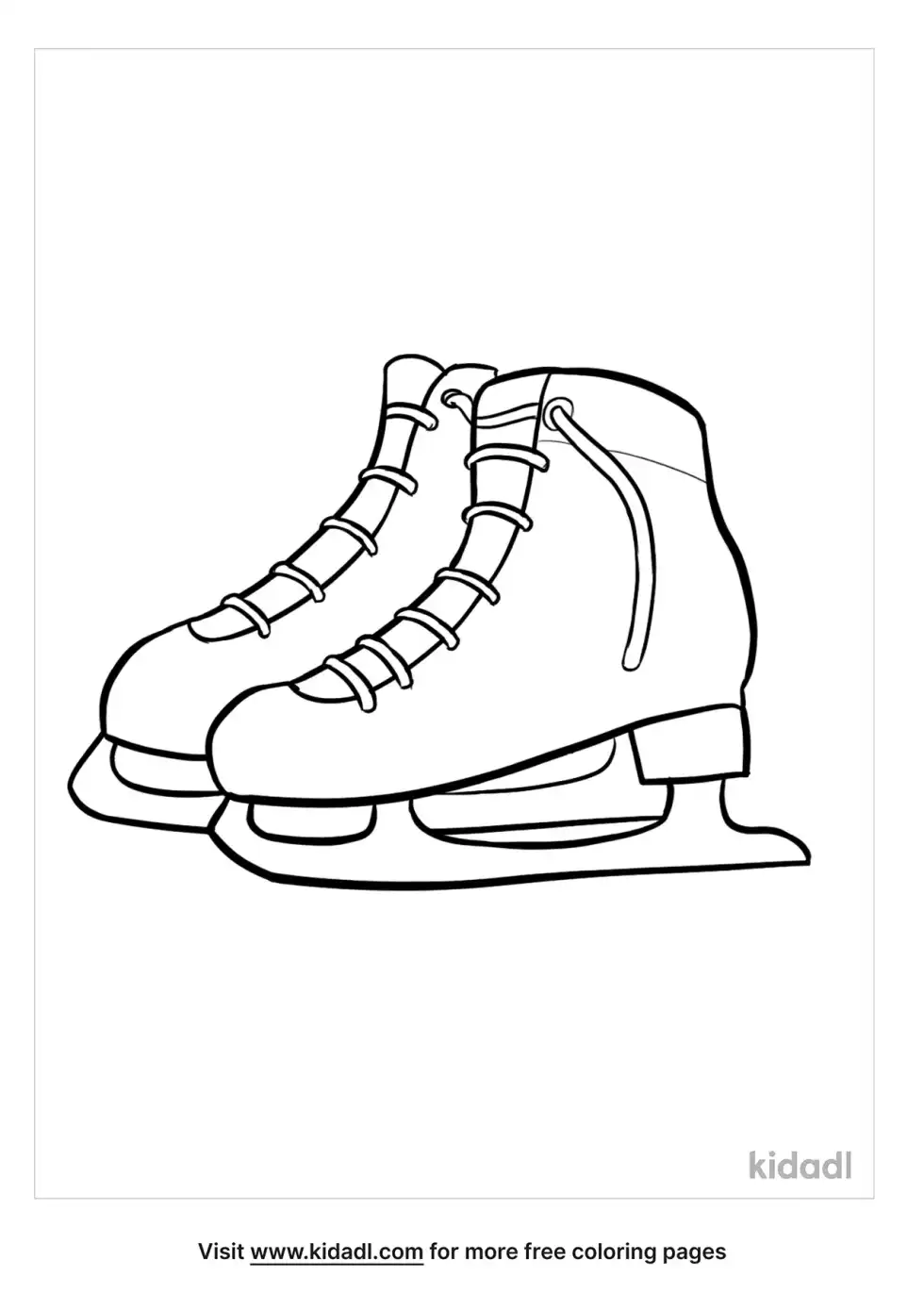 Skate Coloring Page