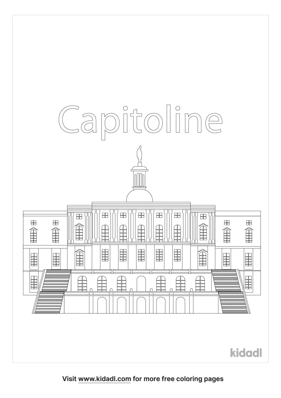 Capitoline Coloring Page