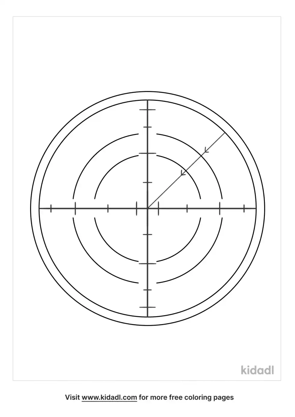 Radar Coloring Page