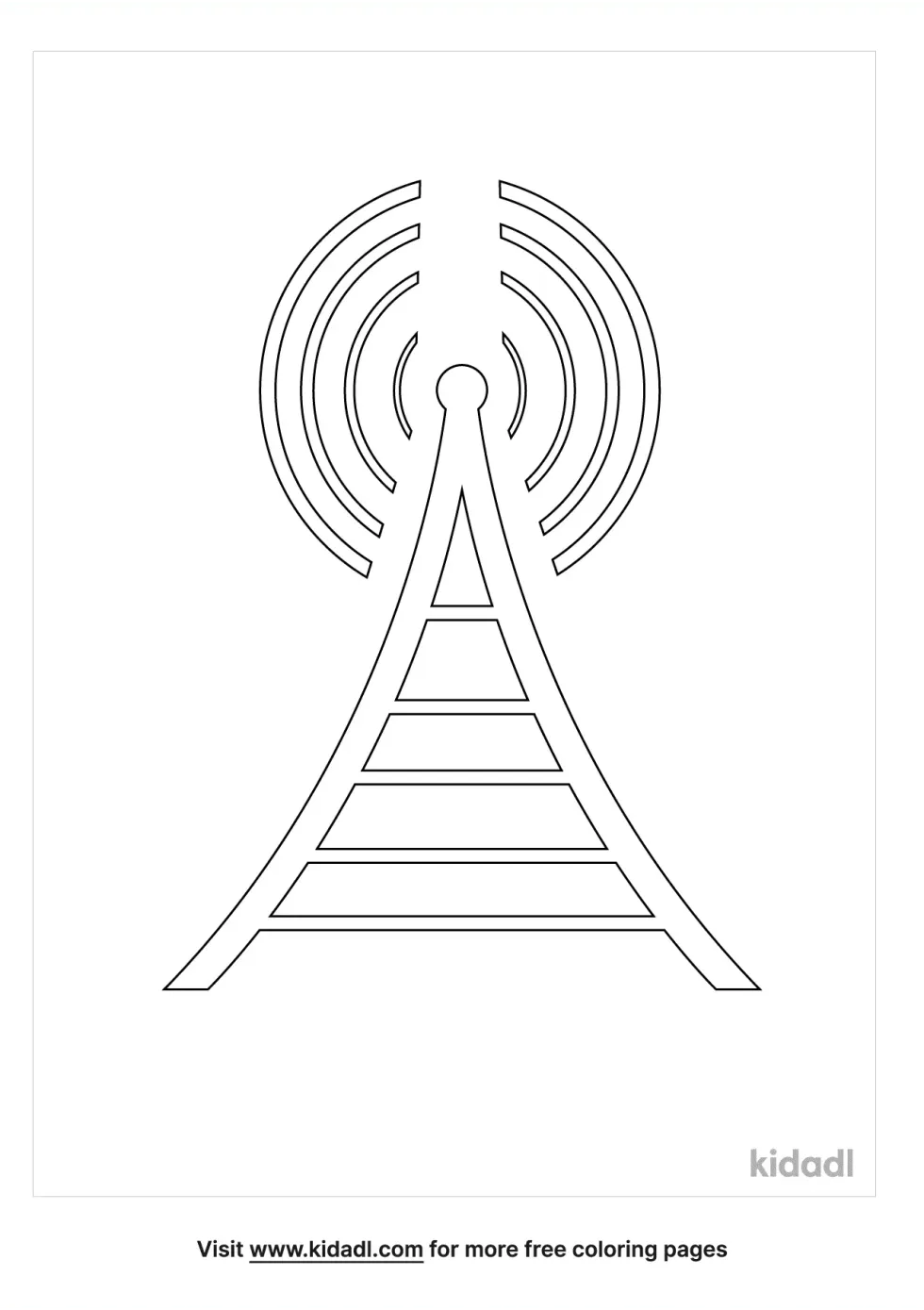 Transmitter Coloring Page