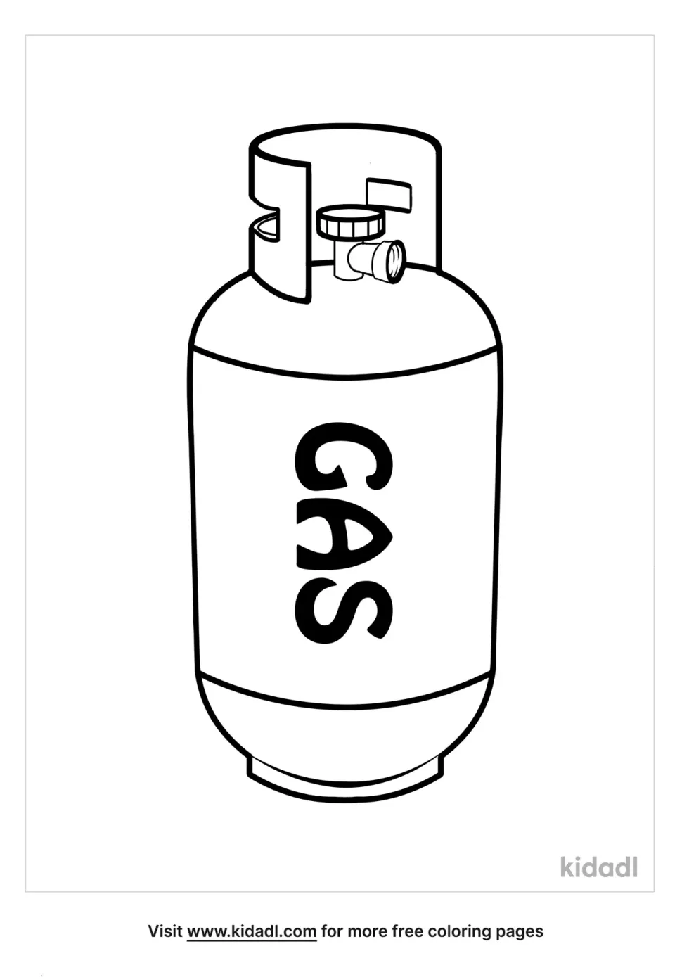 Gas Coloring Page