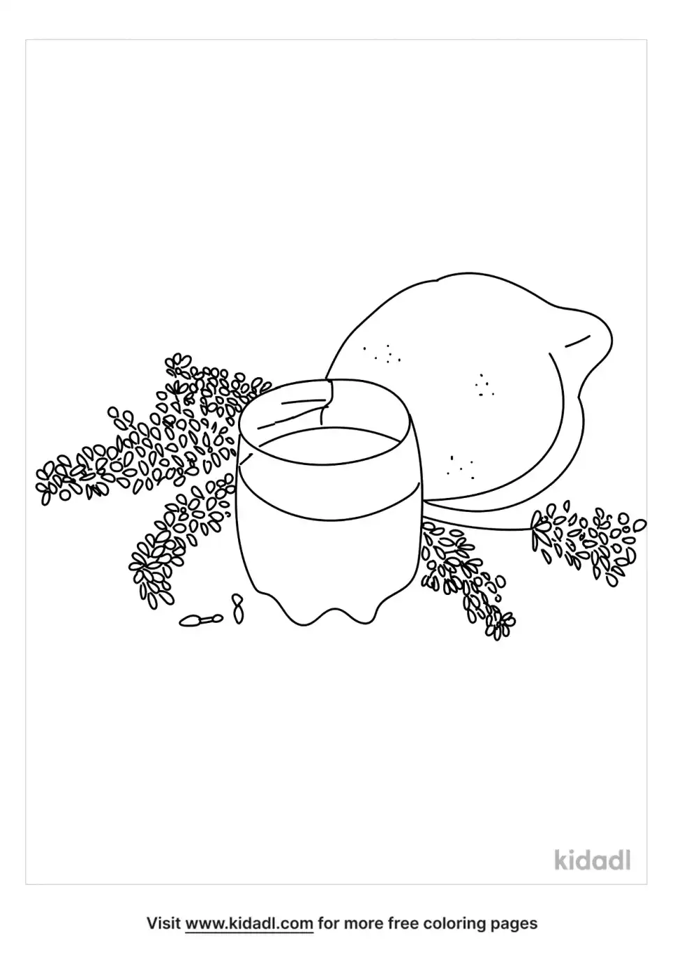 Lavender Distillation Coloring Page