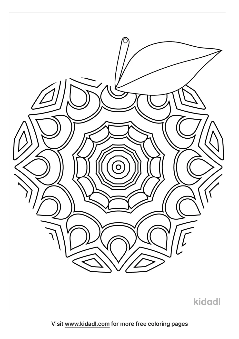 Zentangle Apple