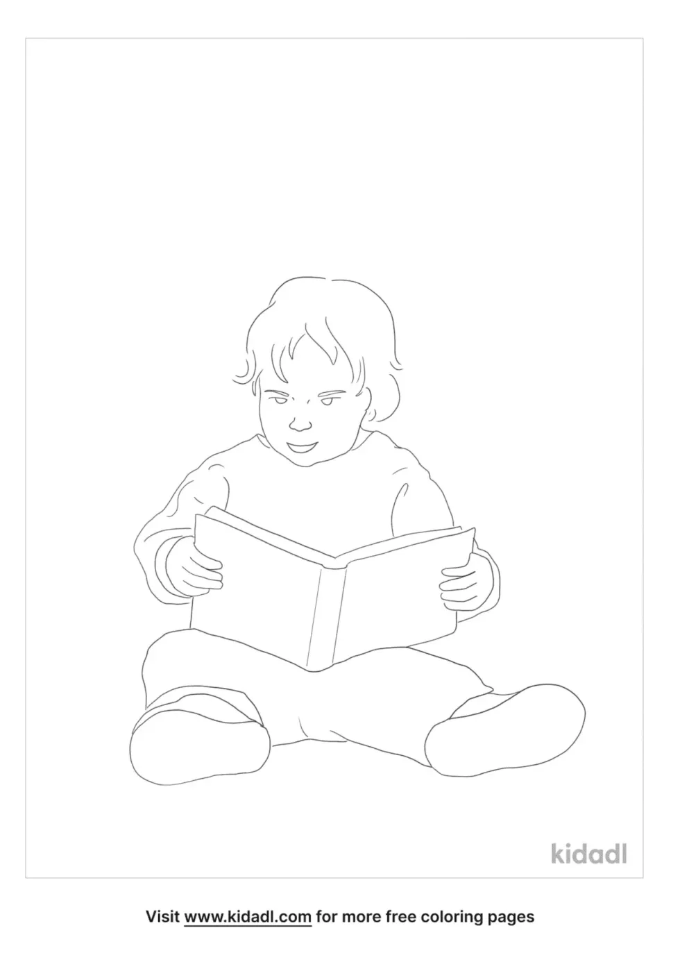 Child Holding Book