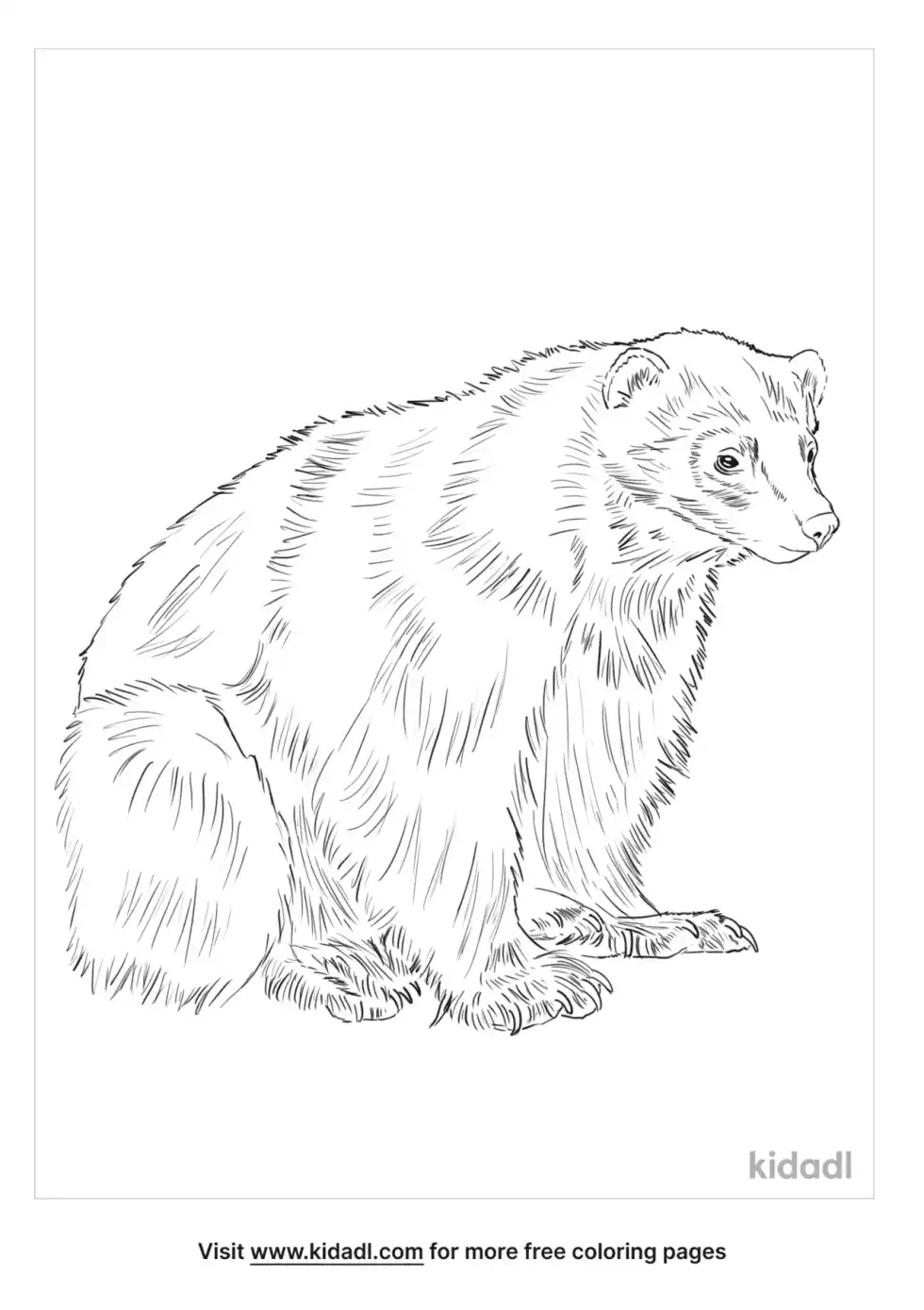 Wolverine Coloring Page