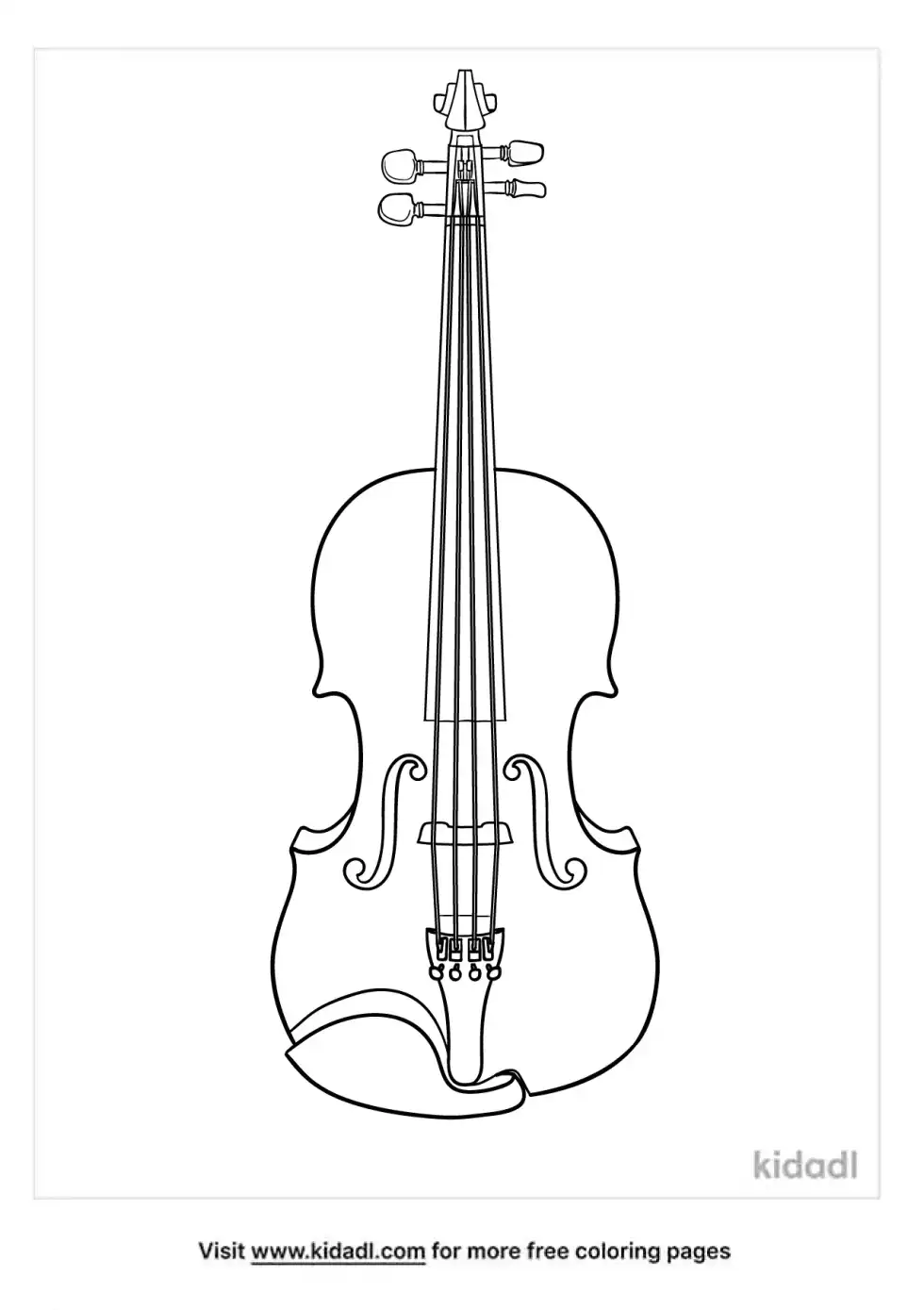 Viola Coloring Page