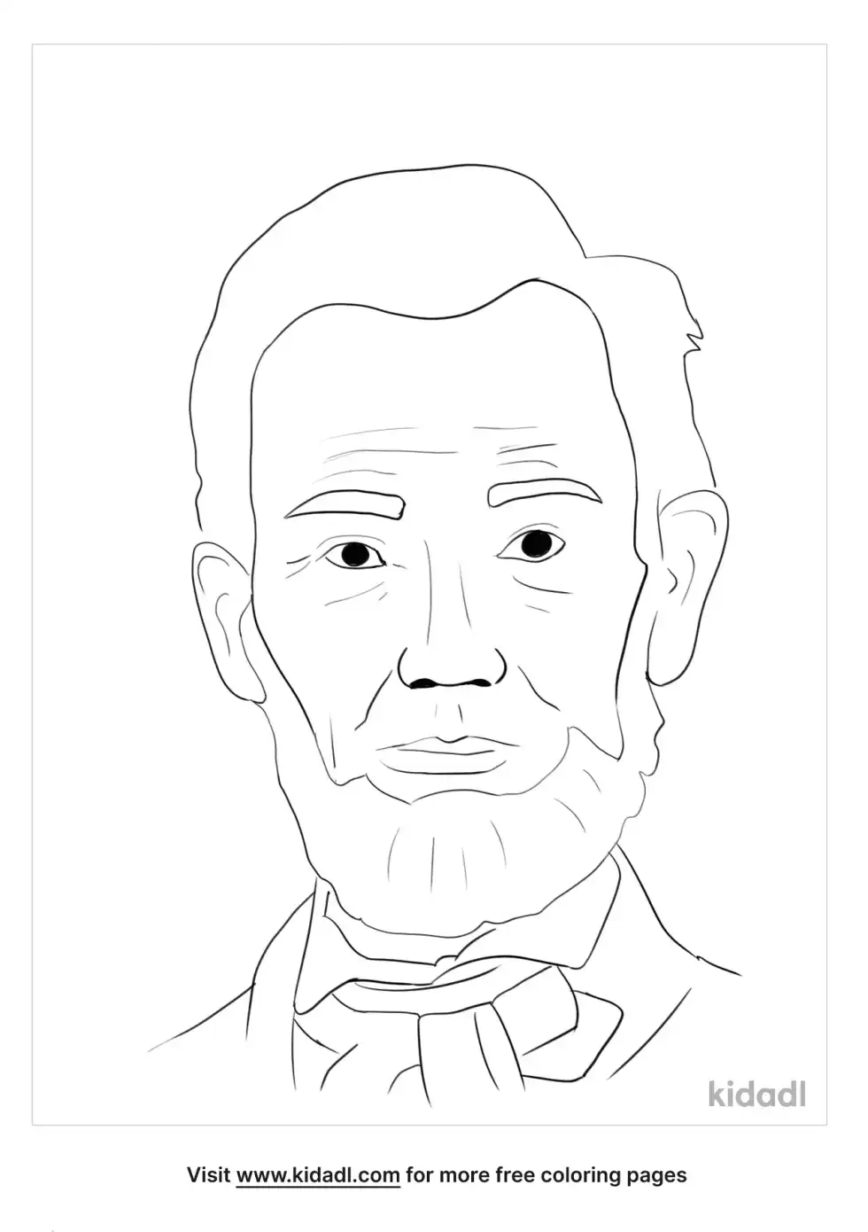President Kids Coloring Page