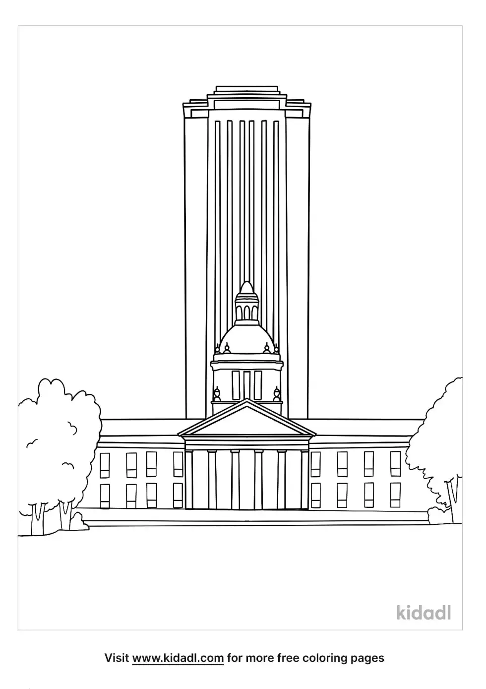 Fl Capitol Coloring Page
