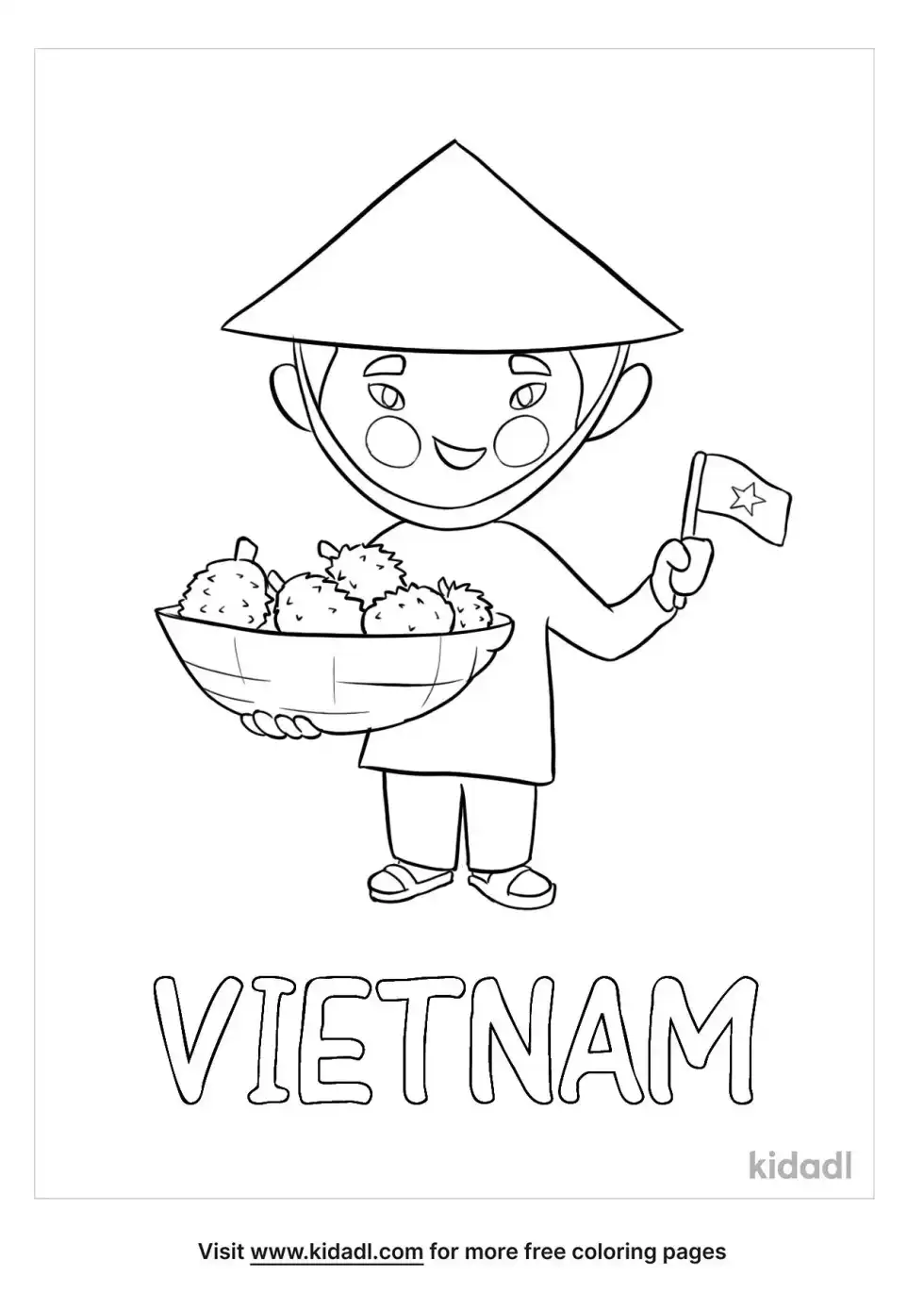 Vietnam Coloring Coloring Page
