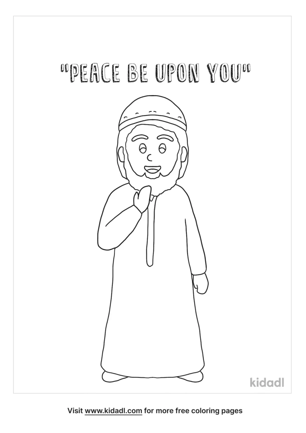 Salaam Coloring Page