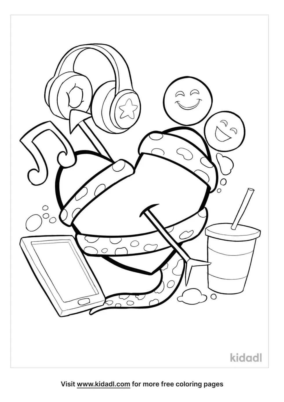 Teens' Coloring Page