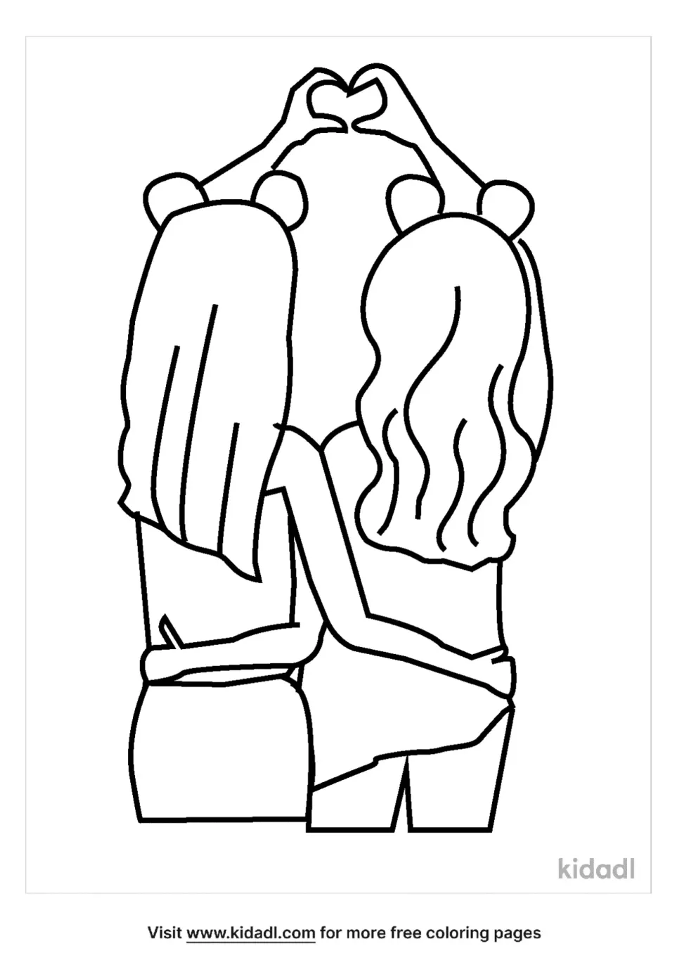 Friend Coloring Page