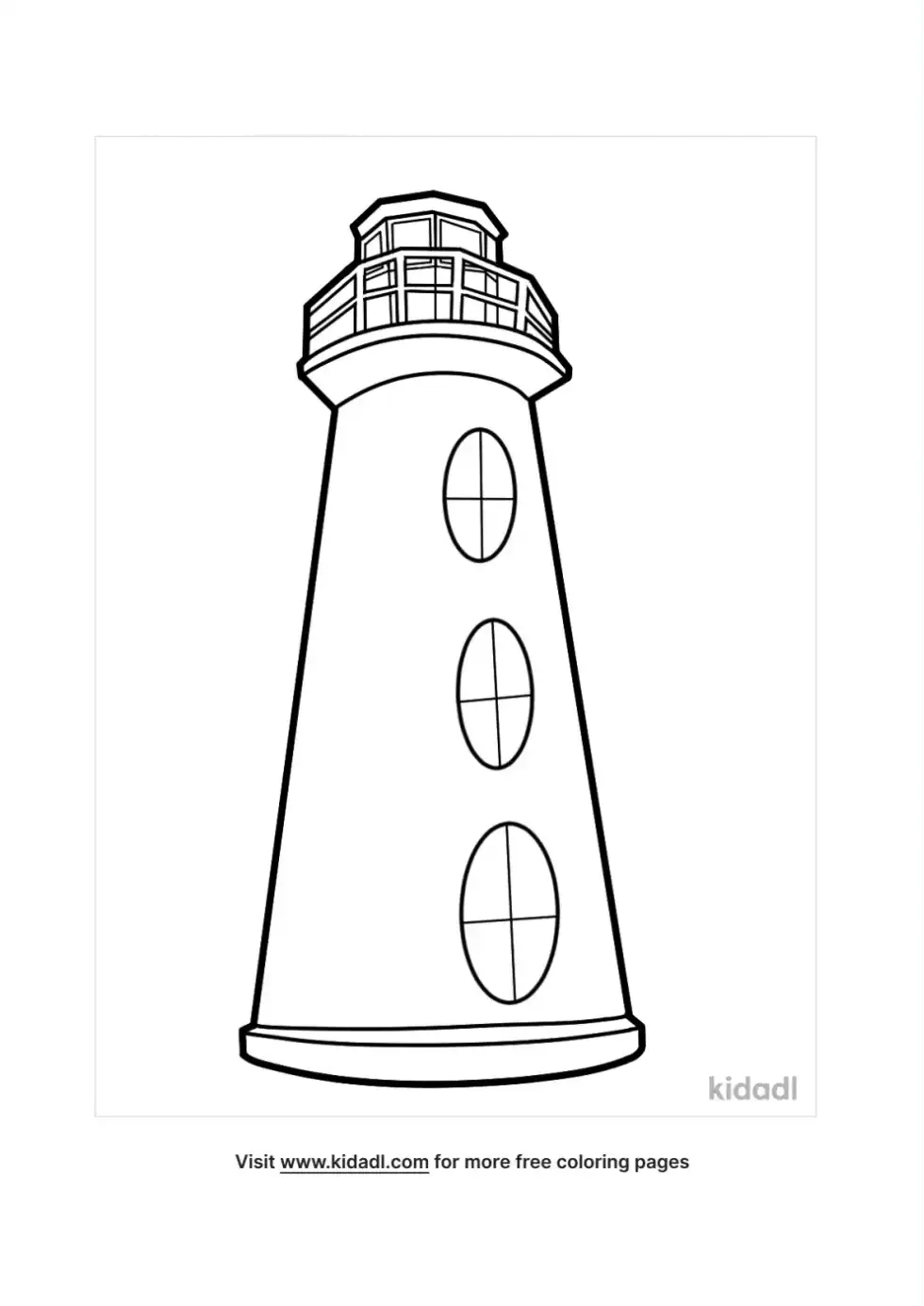 Lighthouse Coloring Page