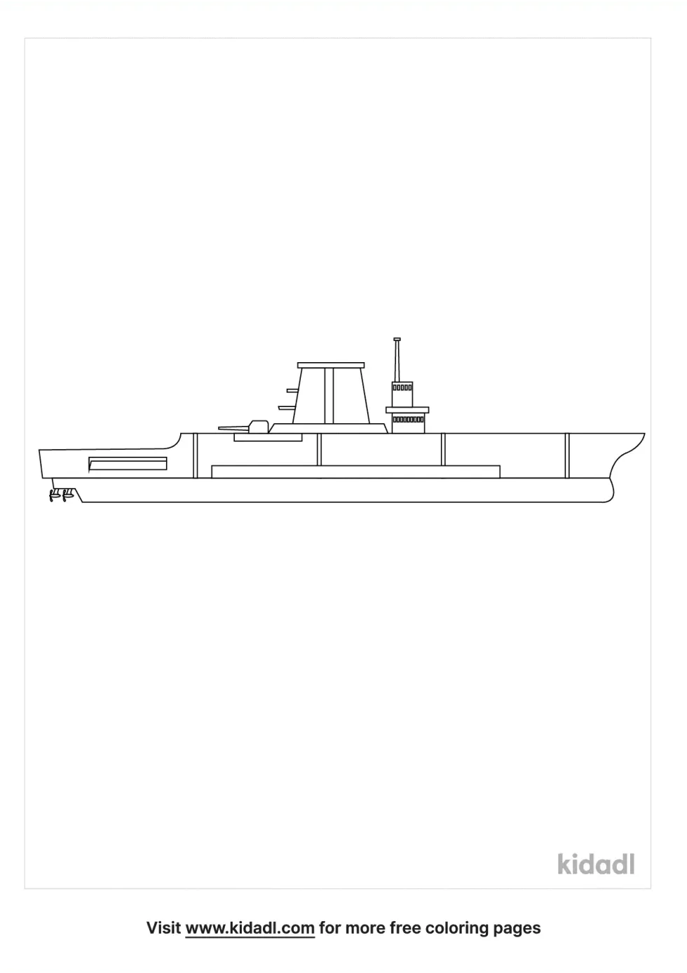 Warships Coloring Page