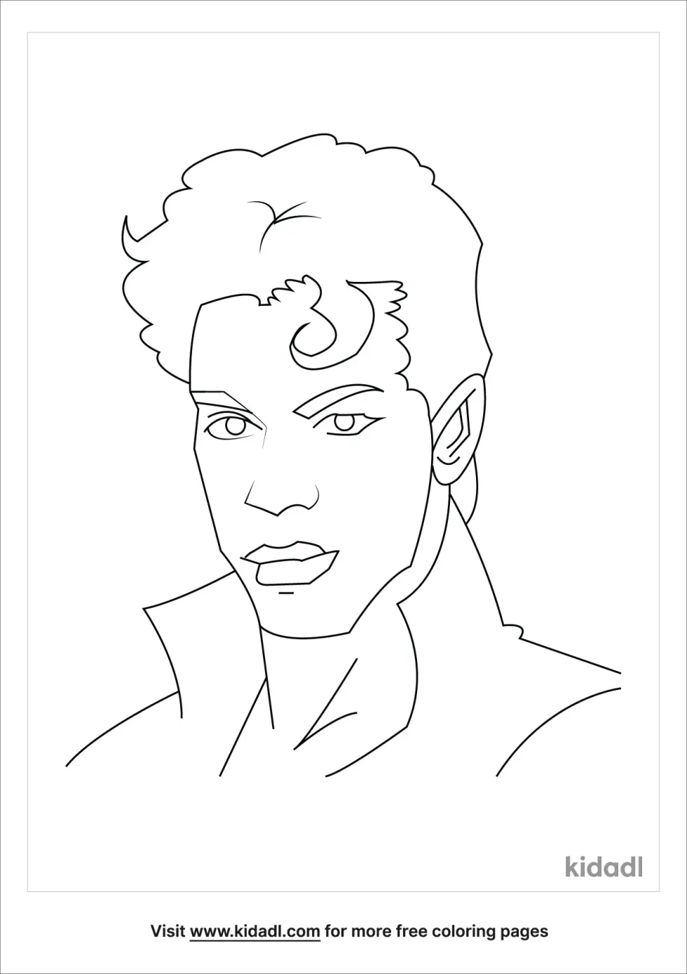 Prince Rogers Nelson Coloring Page