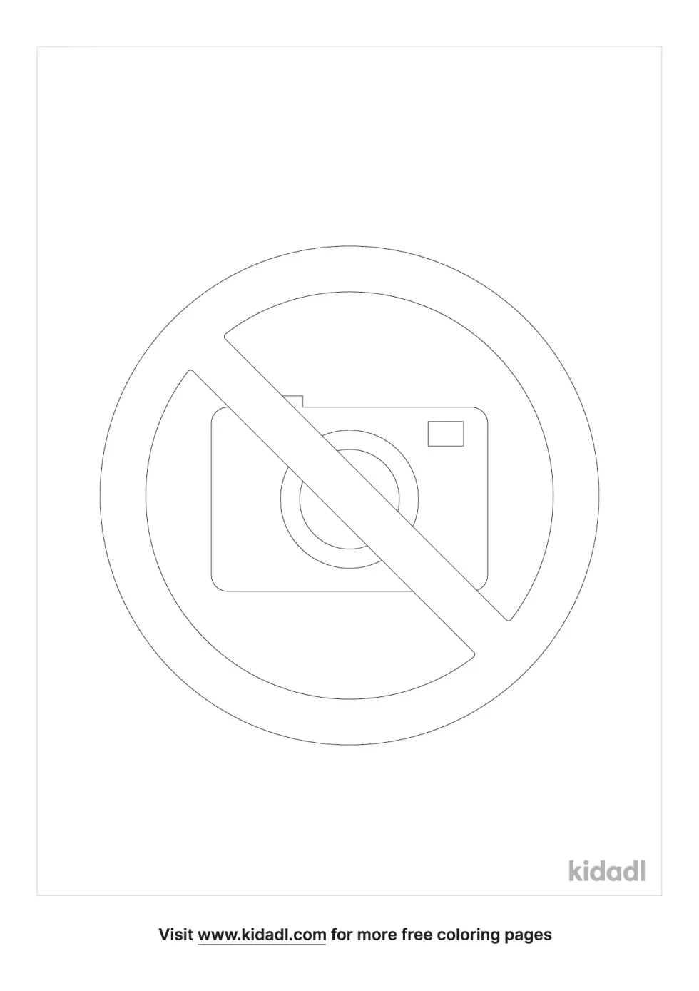 No Symbol Coloring Page