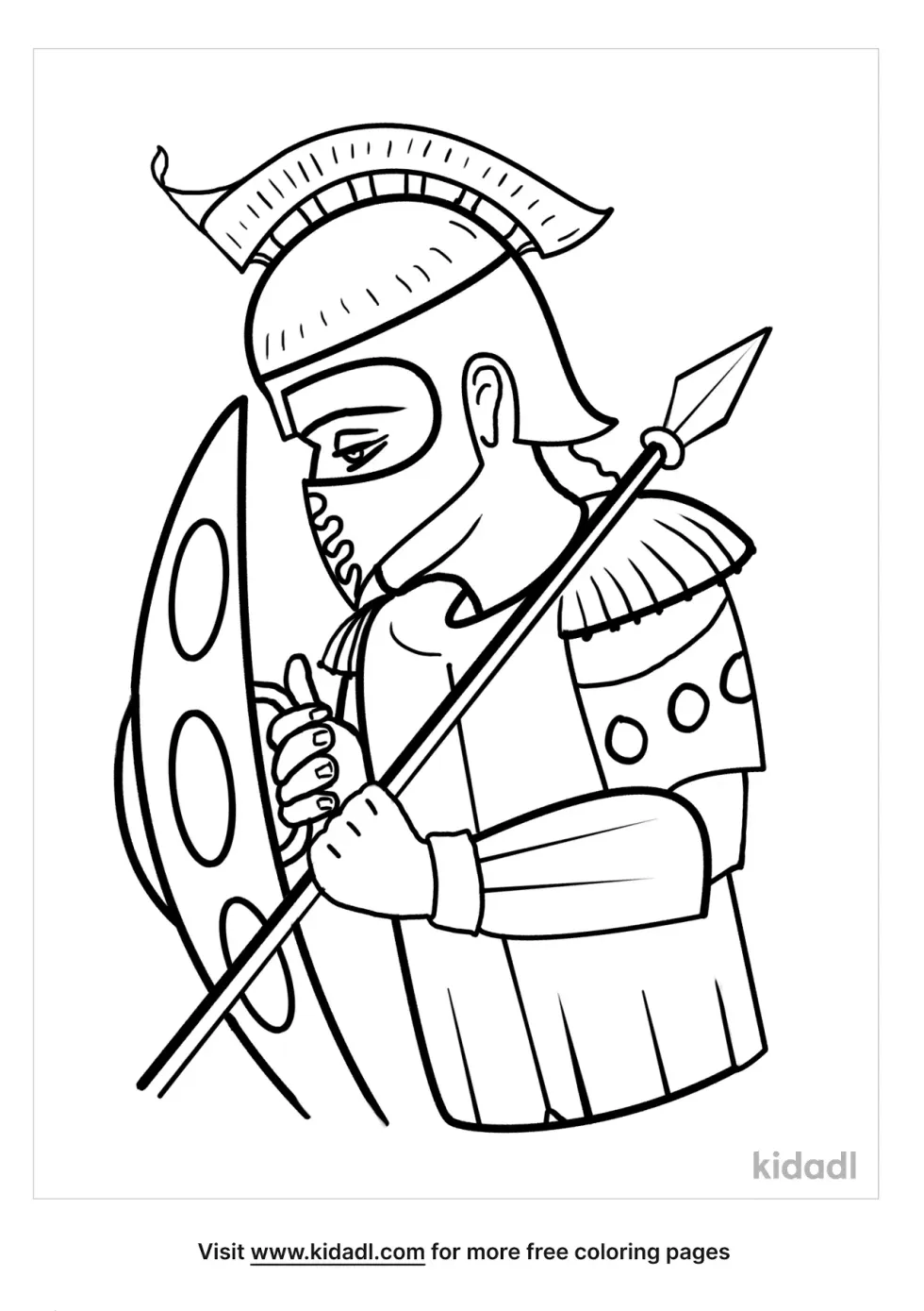 Ares Coloring Page