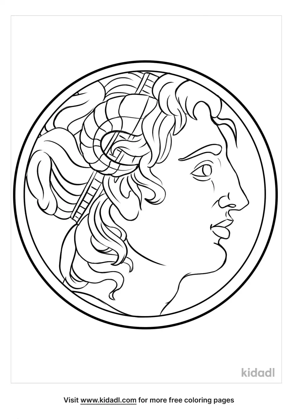 Alexander The Great Coloring Page