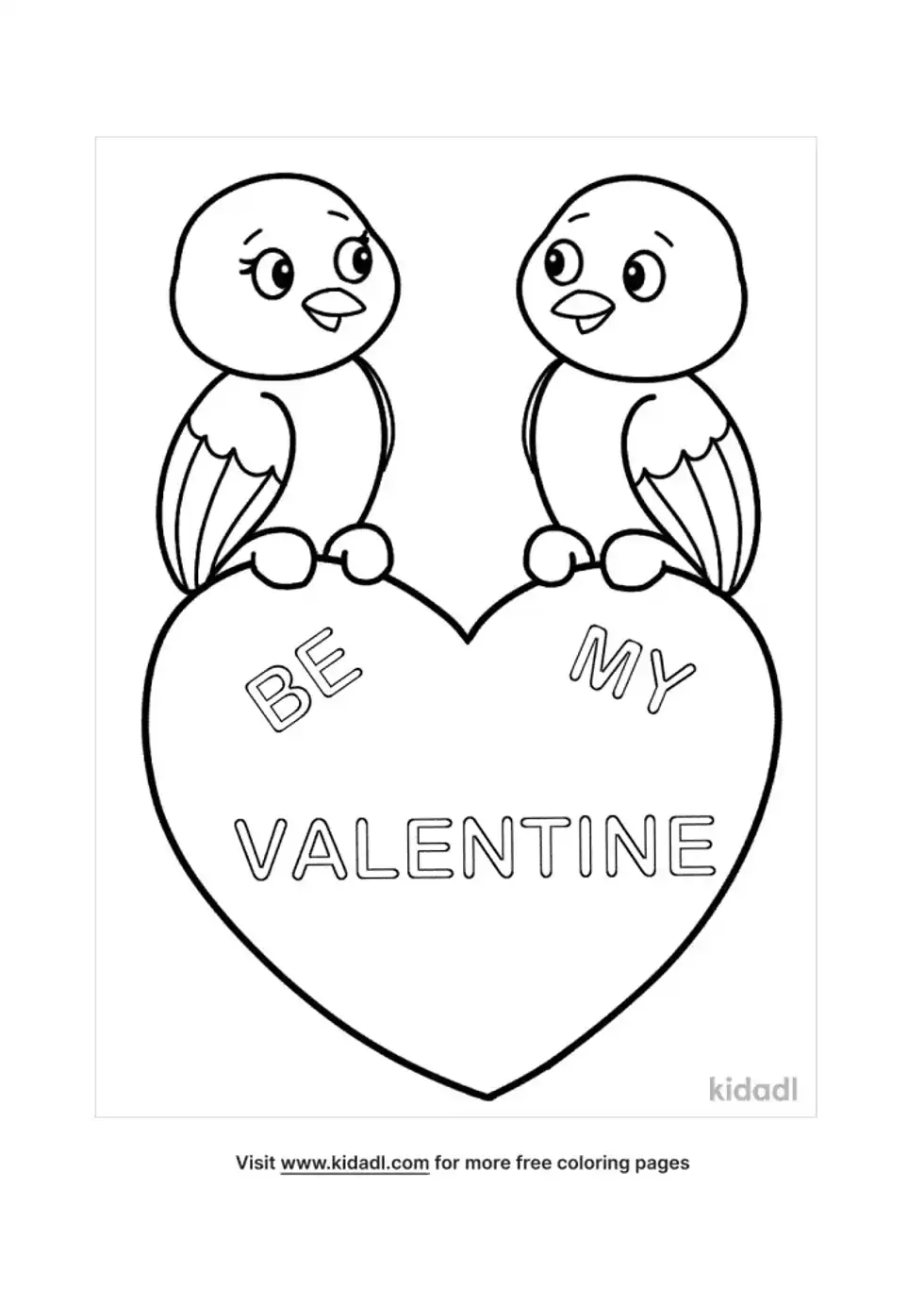 Valentine Coloring Page