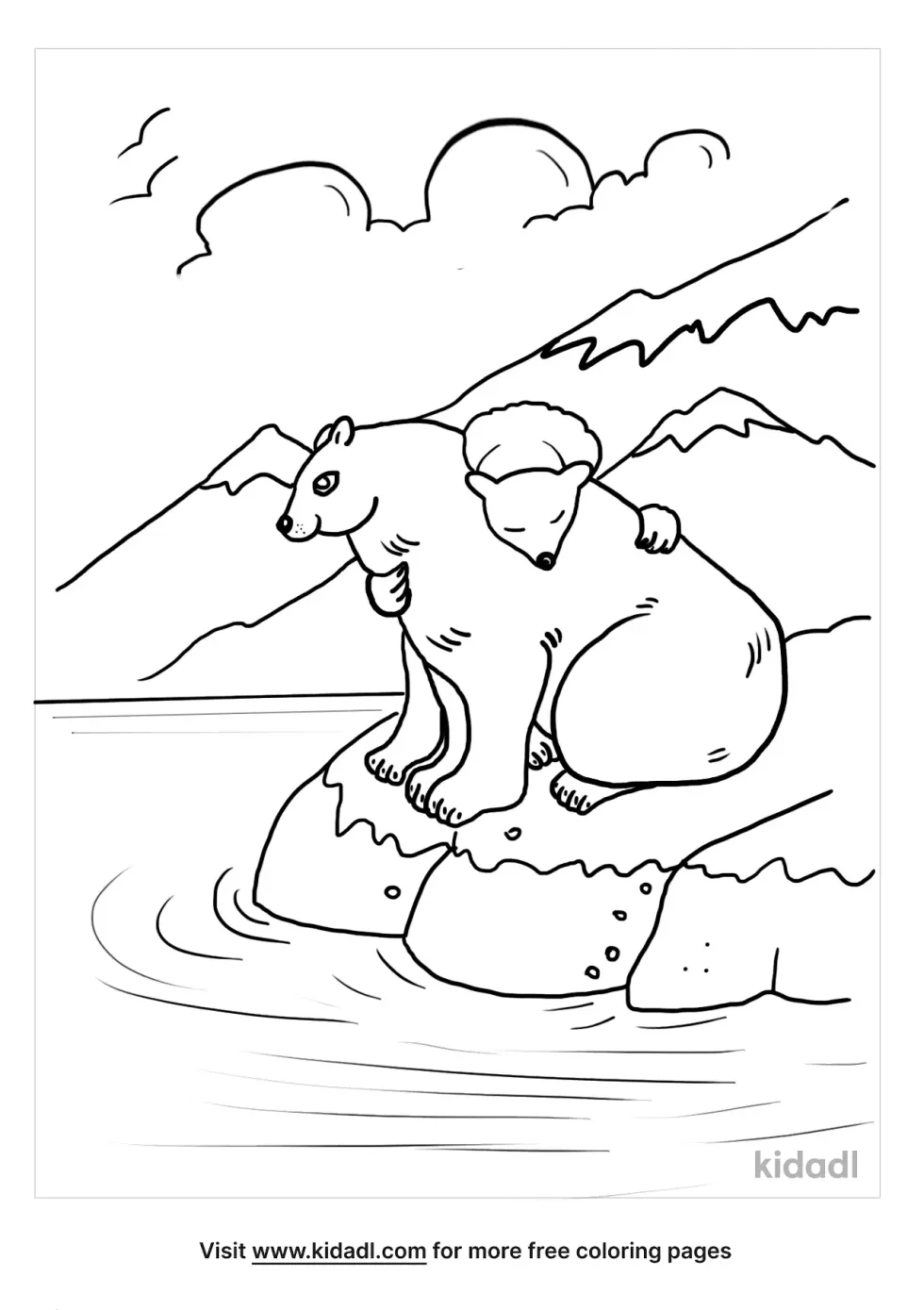 Arctic Coloring Page