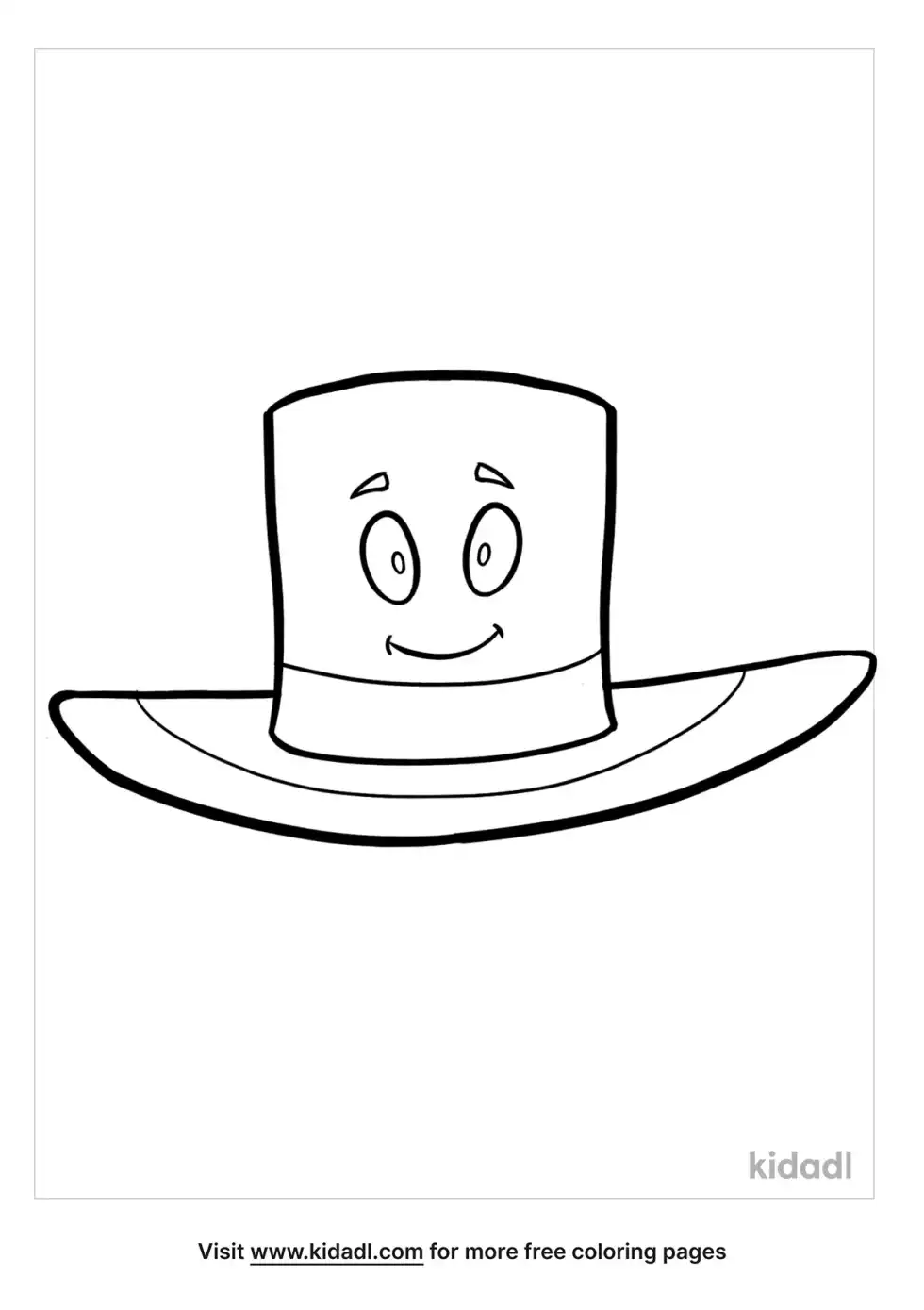 Cowboy Hat Coloring Page