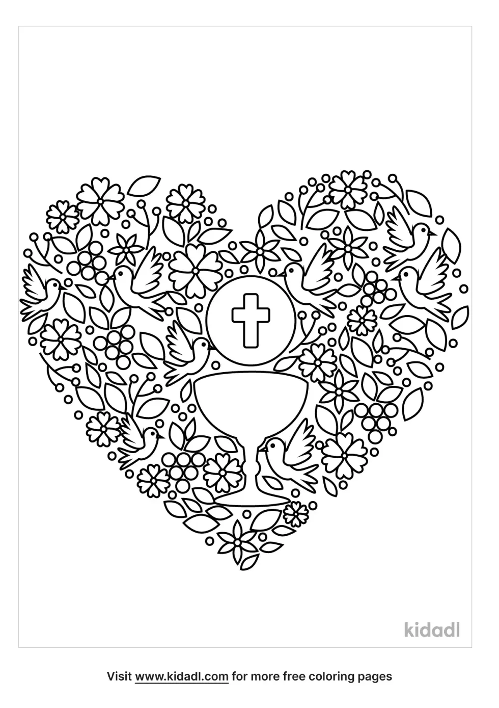 Eucharist Coloring Page