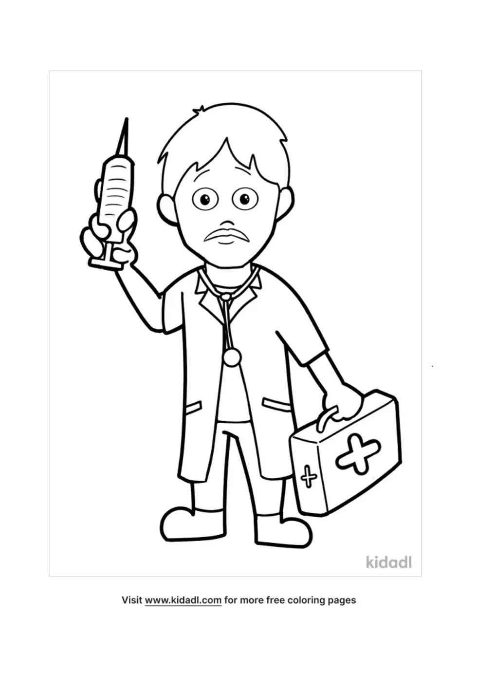 Doctor Coloring Page