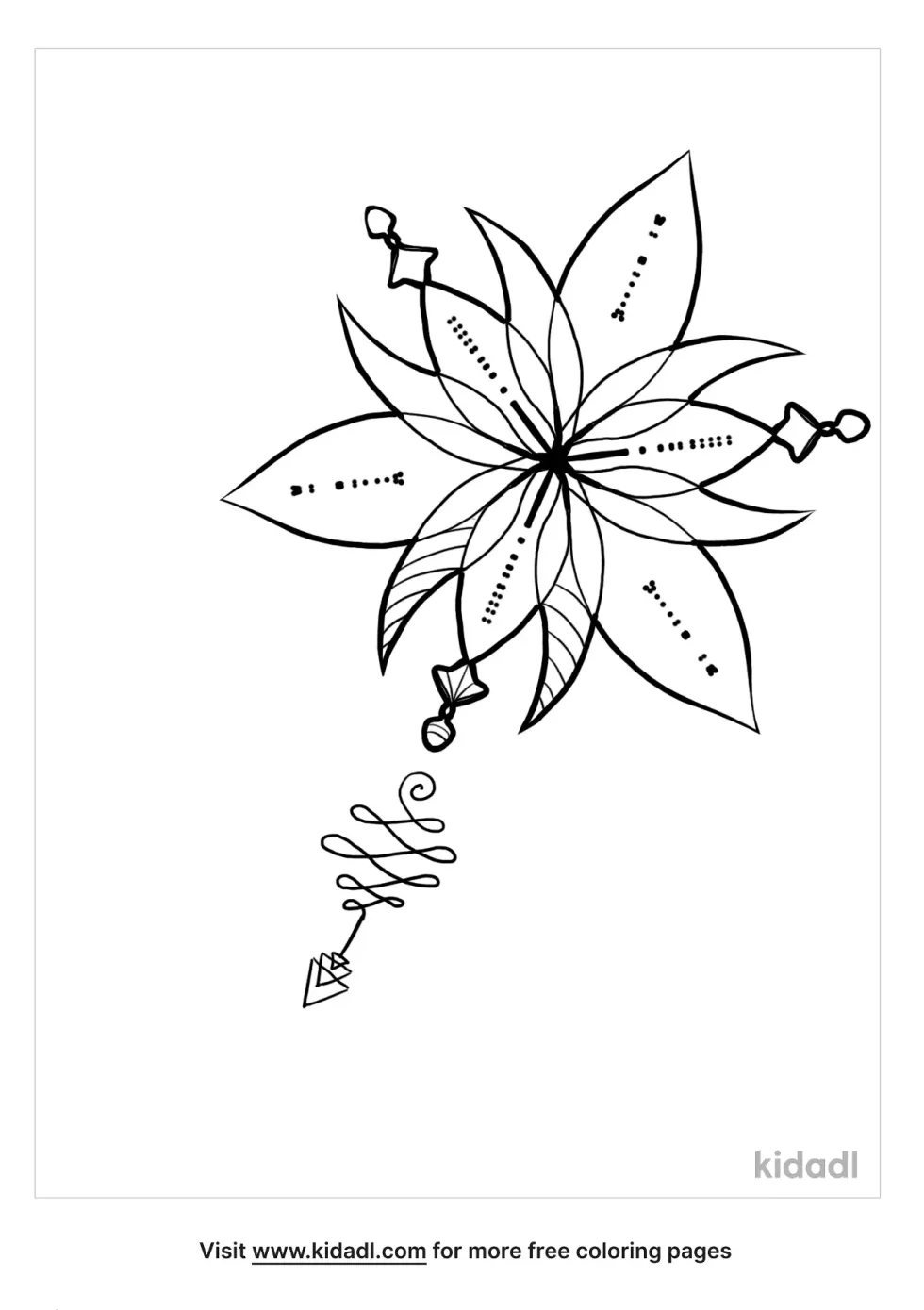 Tattoos Coloring Page