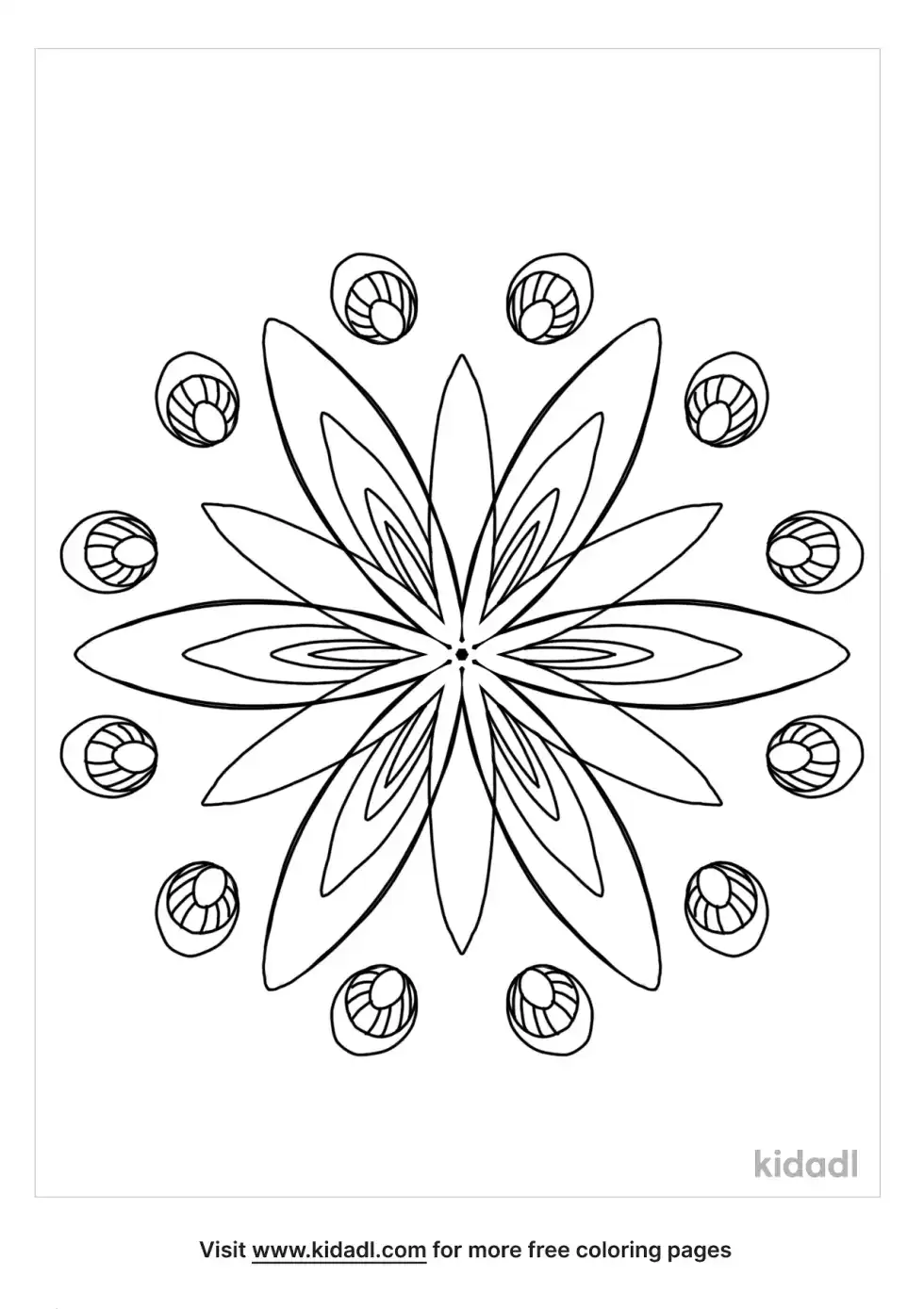 Mosaic Coloring Page
