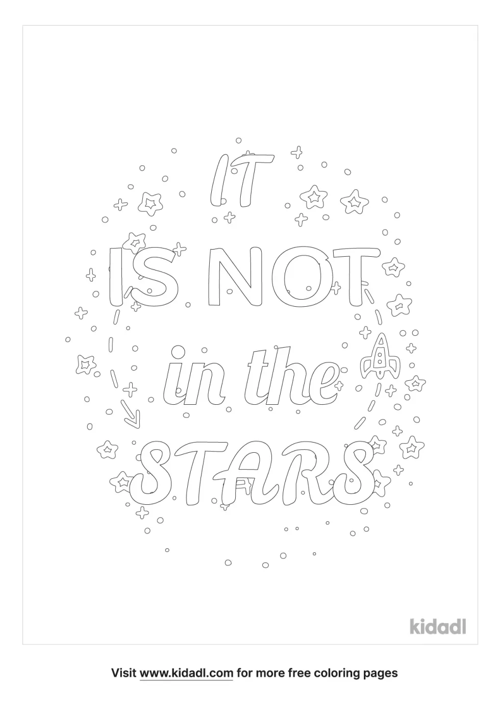 It Is Not In The Stars