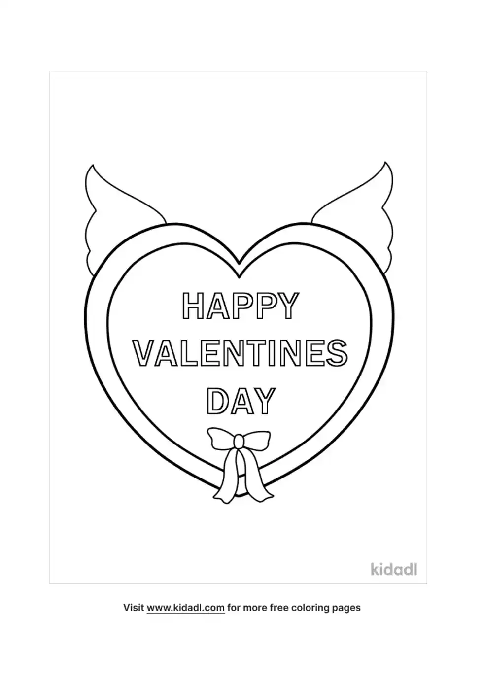 Valentine's Day Coloring Page