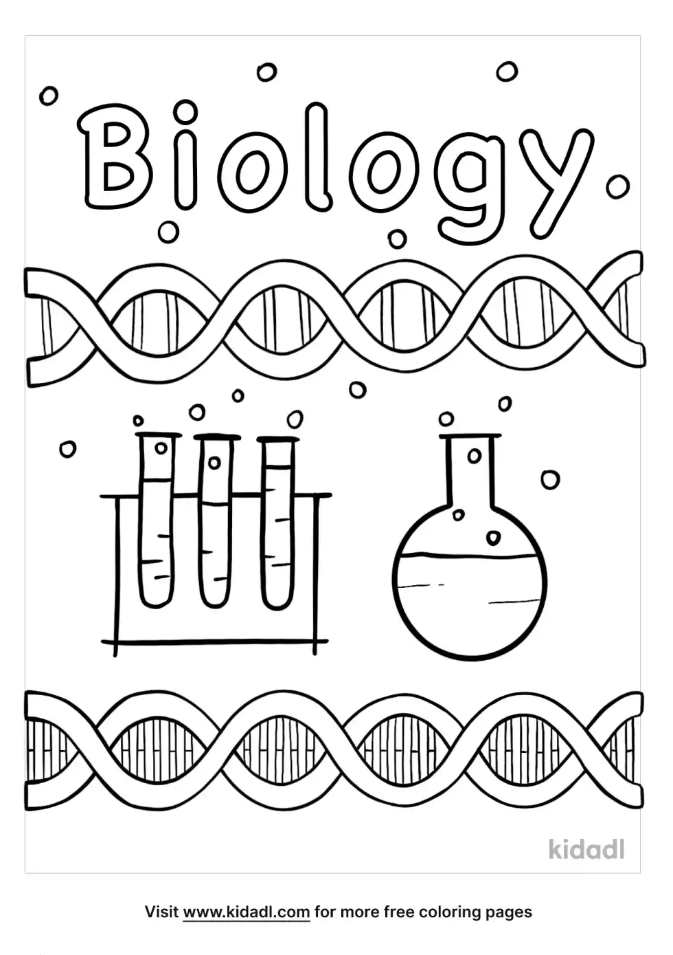 Biology Coloring Page