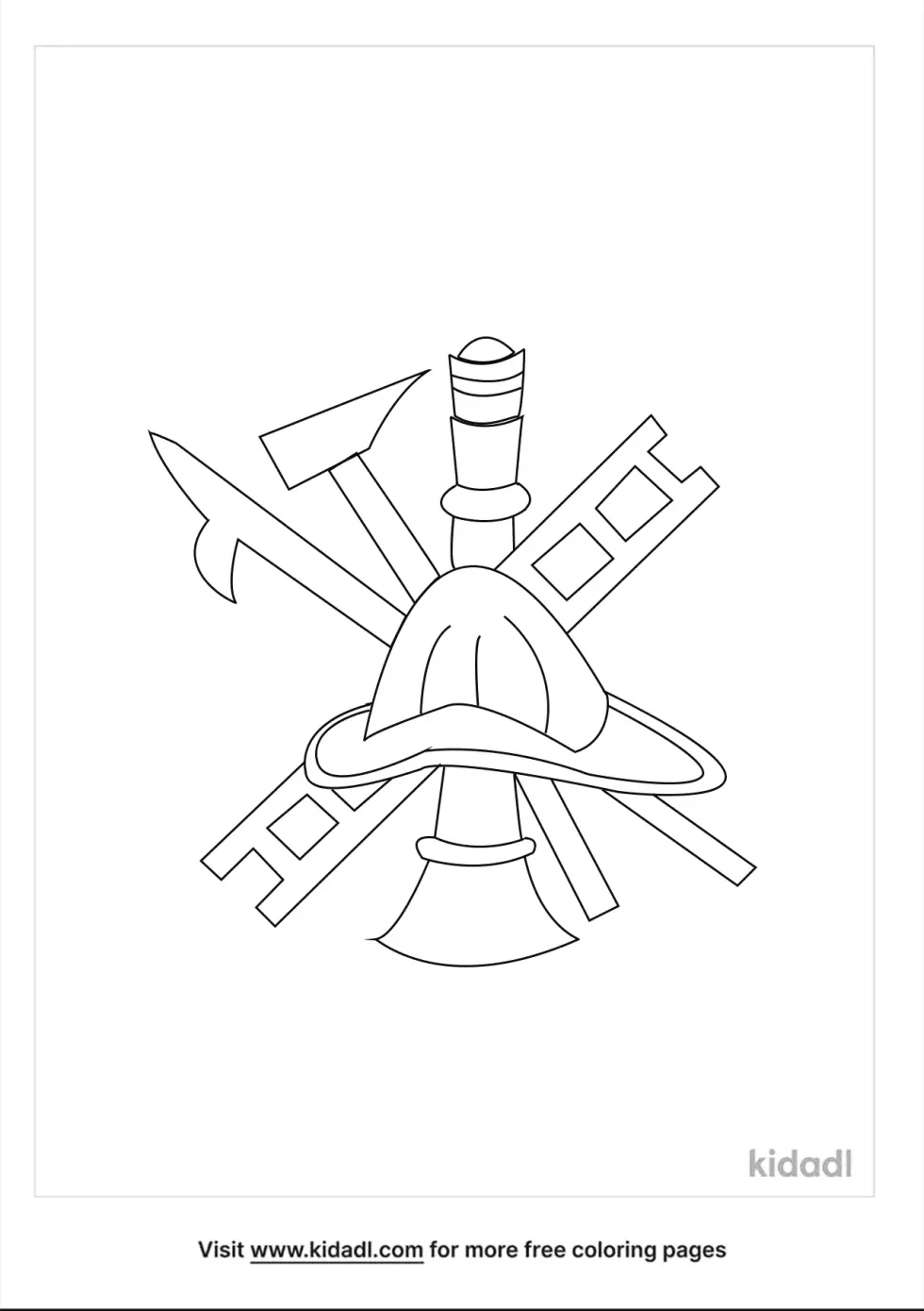 Maltese Cross Coloring Page