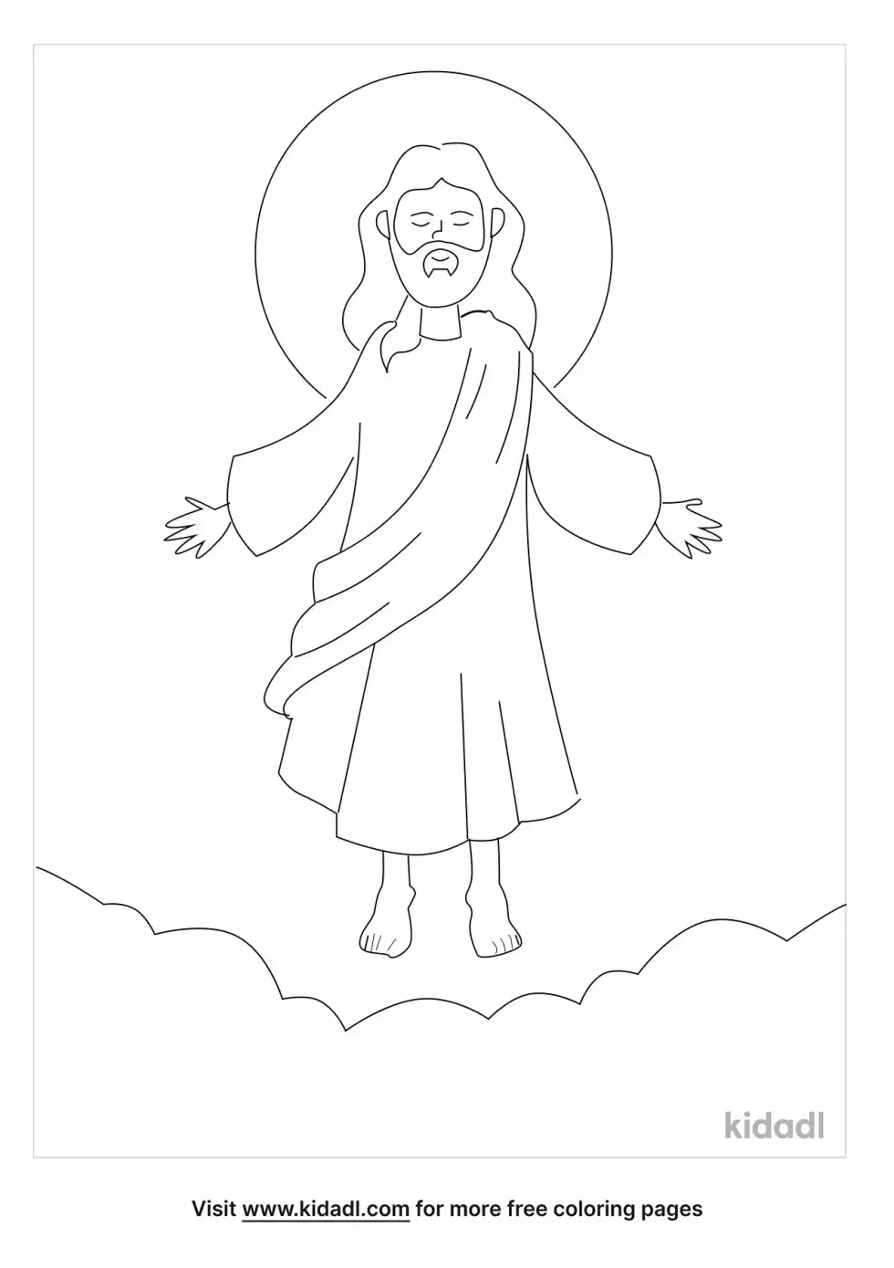 God Is Everywhere Coloring Page