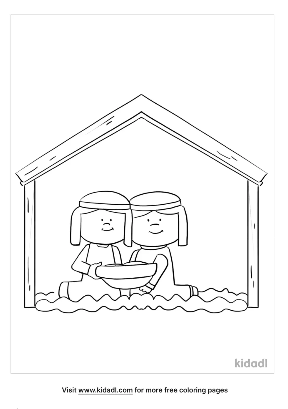 Advent Coloring Page
