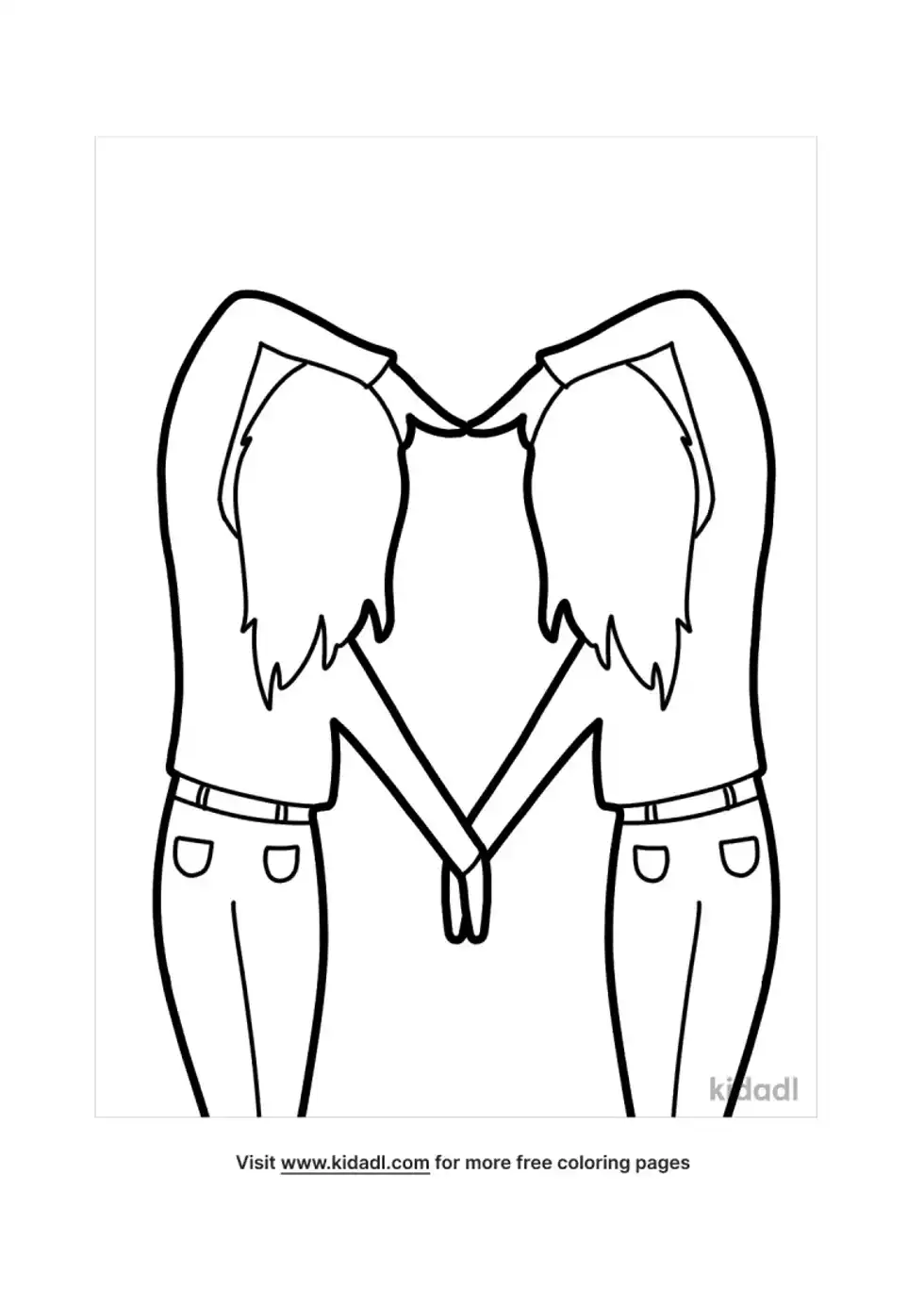 Bff Coloring Page