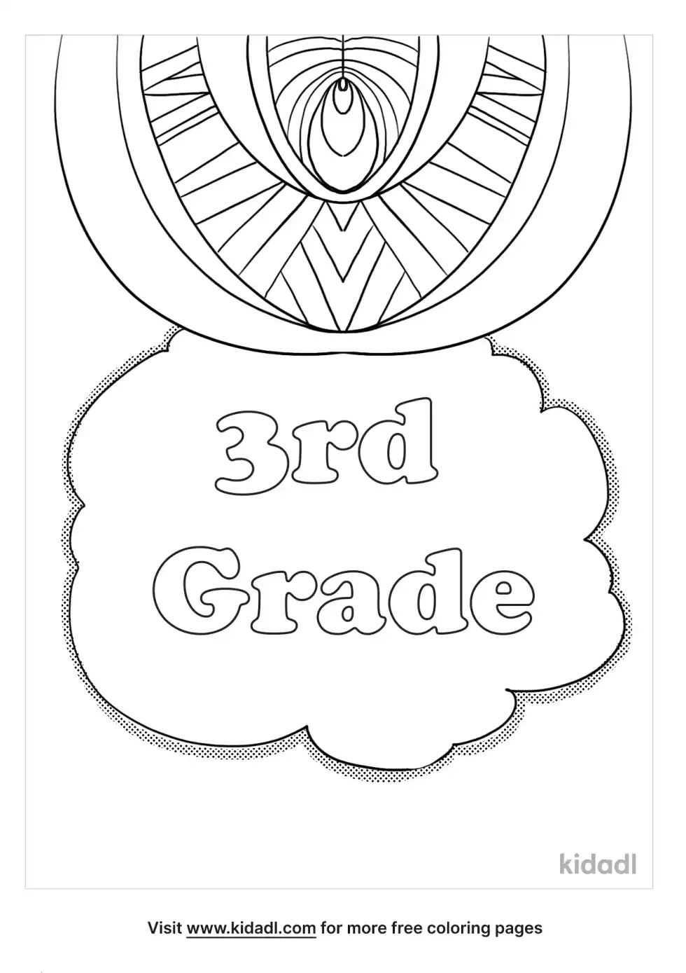 3rd Grade Coloring Page