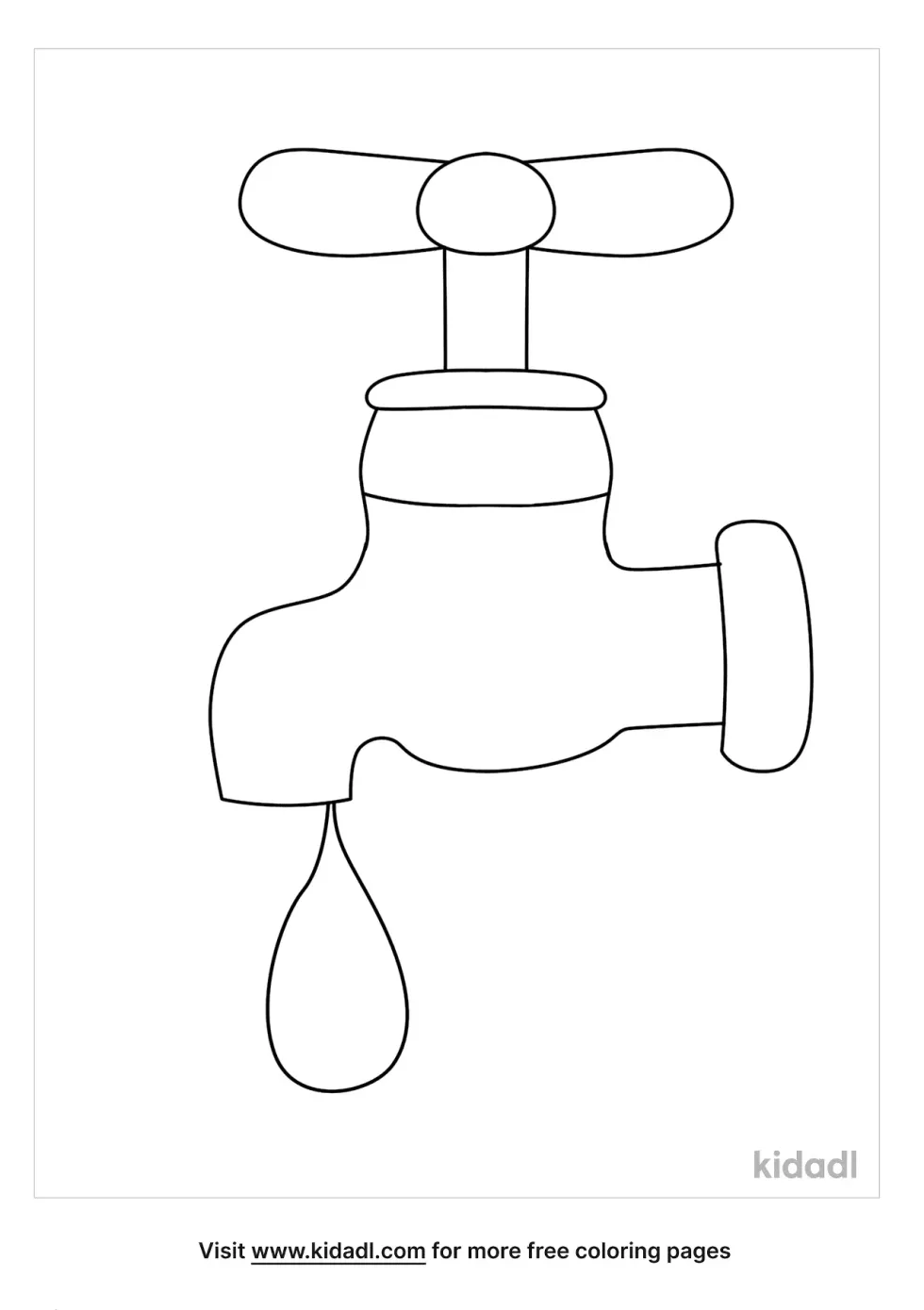 Water Coloring Page