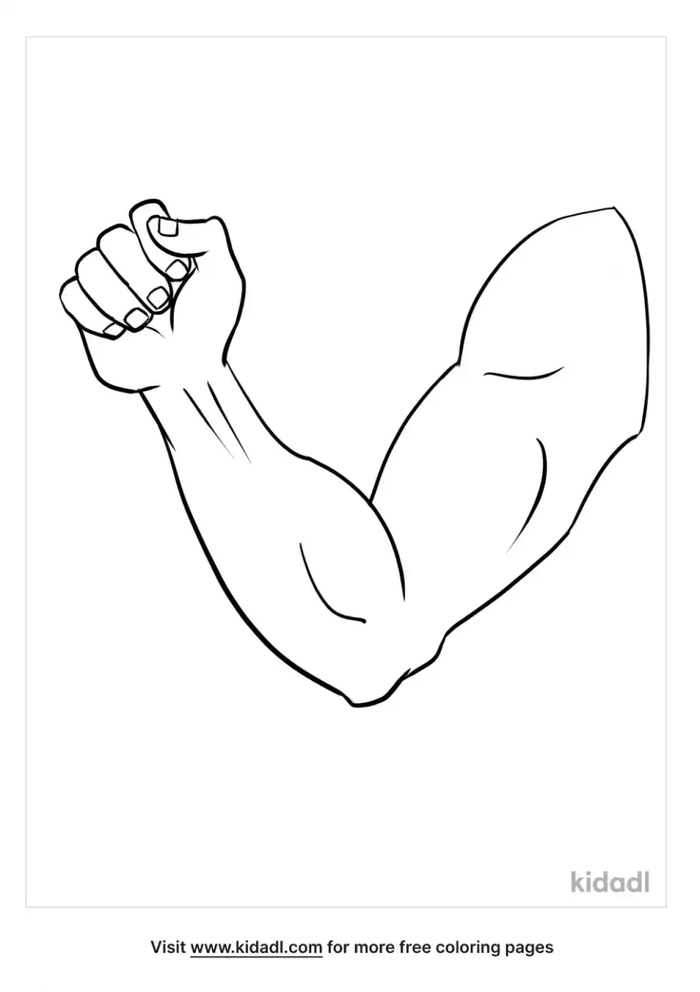Arm Coloring Page