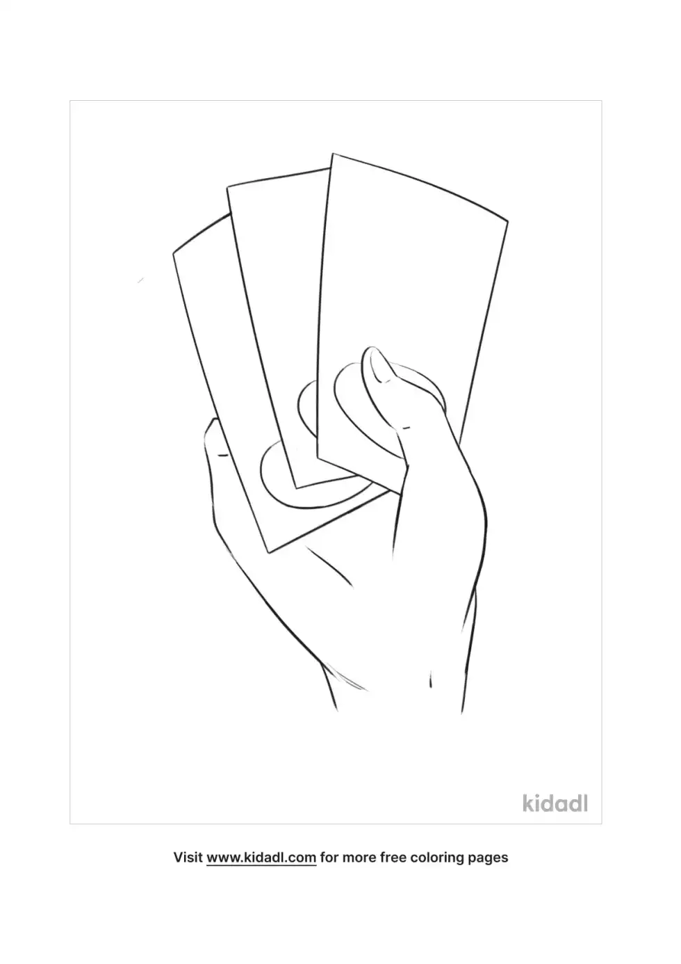 Money Coloring Page